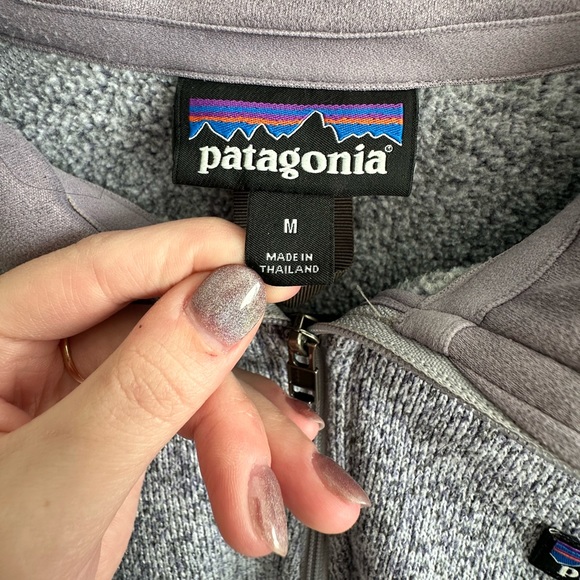 Patagonia Women’s Better Sweater 1/4-Zip Fleece in Tundra Purple size Medium - Picture 5 of 5